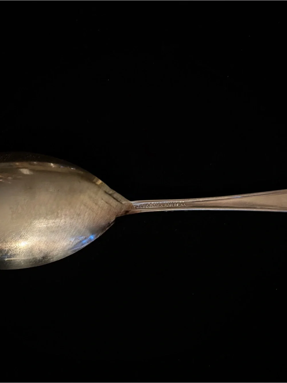 Antique 1929 Silver-plated “Berkeley” Salad Serving Fork from Wm. A. Rogers
